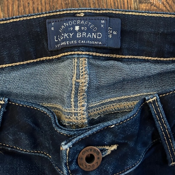 Lucky Brand Lolita Boot Cut Dark Blue Jeans​ / Size 4/27 - Picture 7 of 7